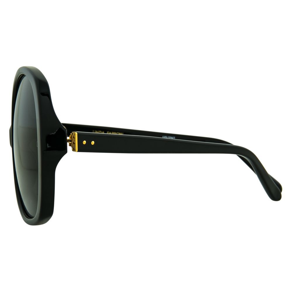 Kew Oversized Sunglasses in Black Frame by LINDA FARROW – LINDA FARROW  (INT'L)