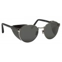 Linda Farrow - 300 C11 Round Sunglasses - Titanium - Linda Farrow Eyewear