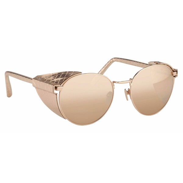 Linda Farrow - 300 C10 Round Sunglasses - Rose Gold - Linda Farrow Eyewear