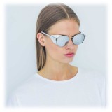 Linda Farrow - 300 C9 Round Sunglasses - White Gold - Linda Farrow Eyewear