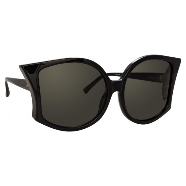 Linda Farrow - 595 C1 Oversized Sunglasses - Black - Linda Farrow Eyewear