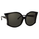 Linda Farrow - 595 C1 Oversized Sunglasses - Black - Linda Farrow Eyewear