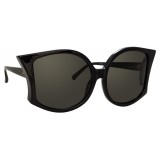 Linda Farrow - 595 C1 Oversized Sunglasses - Black - Linda Farrow Eyewear