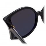 Linda Farrow - 595 C1 Oversized Sunglasses - Black - Linda Farrow Eyewear