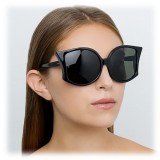 Linda Farrow - 595 C1 Oversized Sunglasses - Black - Linda Farrow Eyewear