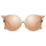 Linda Farrow - 595 C5 Oversized Sunglasses - Ash - Linda Farrow Eyewear