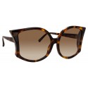 Linda Farrow - 595 C4 Oversized Sunglasses - Tortoiseshell - Linda Farrow Eyewear