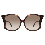 Linda Farrow - 595 C4 Oversized Sunglasses - Tortoiseshell - Linda Farrow Eyewear