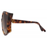 Linda Farrow - 595 C4 Oversized Sunglasses - Tortoiseshell - Linda Farrow Eyewear