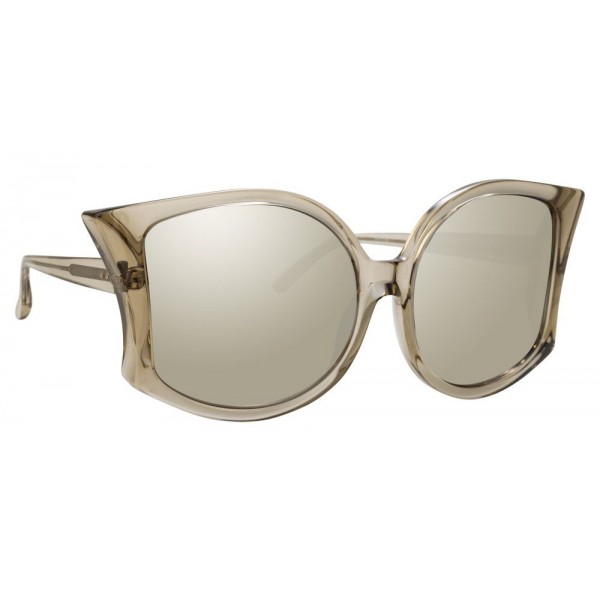 Linda Farrow - 595 C6 Oversized Sunglasses - Truffle - Linda Farrow Eyewear