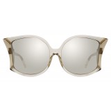 Linda Farrow - 595 C6 Oversized Sunglasses - Truffle - Linda Farrow Eyewear