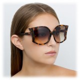 Linda Farrow - 595 C4 Oversized Sunglasses - Tortoiseshell - Linda Farrow Eyewear