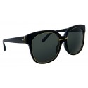 Linda Farrow - 651 C1 Oversized Sunglasses - Black & Gold - Linda Farrow Eyewear