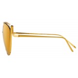 Linda Farrow - 668 C1 Cat Eye Sunglasses - Yellow Gold - Linda Farrow Eyewear