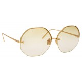 Linda Farrow - 567 C8 Oversized Sunglasses - Yellow Gold - Linda Farrow Eyewear