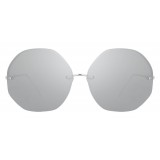 Linda Farrow - 567 C2 Oversized Sunglasses - White Gold - Linda Farrow Eyewear