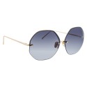 Linda Farrow - 567 C4 Oversized Sunglasses - Gold - Linda Farrow Eyewear