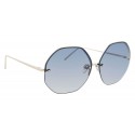 Linda Farrow - 567 C6 Oversized Sunglasses - Gold - Linda Farrow Eyewear