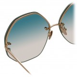 Linda Farrow - 567 C9 Oversized Sunglasses - Light Gold - Linda Farrow Eyewear