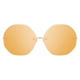 Linda Farrow - 567 C1 Oversized Sunglasses - Gold - Linda Farrow Eyewear