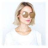 Linda Farrow - 567 C1 Oversized Sunglasses - Gold - Linda Farrow Eyewear