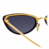 Linda Farrow - 709 C1 Cat Eye Sunglasses - Black - Linda Farrow Eyewear - Gigi Hadid Official