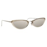 Linda Farrow - Occhiali da Sole Cat Eye 709 C7 - Tartufo - Linda Farrow Eyewear