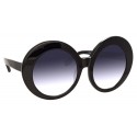 Linda Farrow - 468 C14 Round Sunglasses - Black - Linda Farrow Eyewear