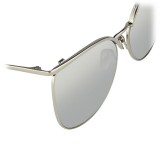 Linda Farrow - 509 C2 Browline Sunglasses - White Gold - Linda Farrow Eyewear - Gigi Hagid - Elle Macpherson - Official