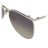 Linda Farrow - 509 C5 Browline Sunglasses - White Gold - Linda Farrow Eyewear - Gigi Hagid - Elle Macpherson - Official