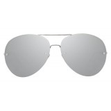 Linda Farrow - 574 C2 Aviator Sunglasses - White Gold - Linda Farrow Eyewear