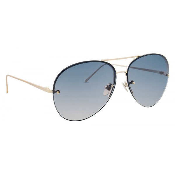 Linda Farrow - 574 C6 Aviator Sunglasses - Gold - Linda Farrow Eyewear