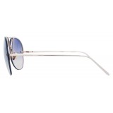 Linda Farrow - 574 C6 Aviator Sunglasses - Gold - Linda Farrow Eyewear