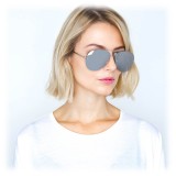 Linda Farrow - 574 C2 Aviator Sunglasses - White Gold - Linda Farrow Eyewear