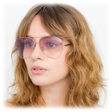 Linda Farrow - 574 C11 Aviator Sunglasses - Light Gold - Linda Farrow Eyewear