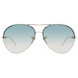 Linda Farrow - 574 C10 Aviator Sunglasses - Yellow Gold - Linda Farrow Eyewear