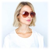 Linda Farrow - 574 C7 Aviator Sunglasses - Rose Gold - Linda Farrow Eyewear