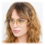 Linda Farrow - 574 C9 Aviator Sunglasses - Yellow Gold - Linda Farrow Eyewear