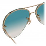 Linda Farrow - 574 C10 Aviator Sunglasses - Yellow Gold - Linda Farrow Eyewear