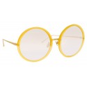 Linda Farrow - Occhiali da Sole Rotondi 457 C33 - Oro Giallo - Linda Farrow Eyewear