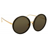 Linda Farrow - 457 C1 Round Sunglasses - Black - Linda Farrow Eyewear