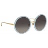 Linda Farrow - 457 C16 Round Sunglasses - Spearmint - Linda Farrow Eyewear