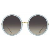 Linda Farrow - 457 C16 Round Sunglasses - Spearmint - Linda Farrow Eyewear