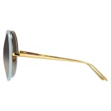 Linda Farrow - 457 C16 Round Sunglasses - Spearmint - Linda Farrow Eyewear