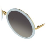 Linda Farrow - 457 C16 Round Sunglasses - Spearmint - Linda Farrow Eyewear