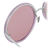 Linda Farrow - 457 C20 Round Sunglasses - Milky Purple - Linda Farrow Eyewear