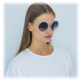 Linda Farrow - 457 C16 Round Sunglasses - Spearmint - Linda Farrow Eyewear