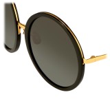 Linda Farrow - 457 C1 Round Sunglasses - Black - Linda Farrow Eyewear