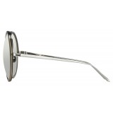 Linda Farrow - 457 C12 Round Sunglasses - Truffle - Linda Farrow Eyewear