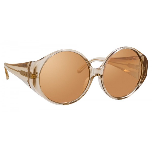 Linda Farrow - 714 C4 Round Sunglasses - Ash - Linda Farrow Eyewear